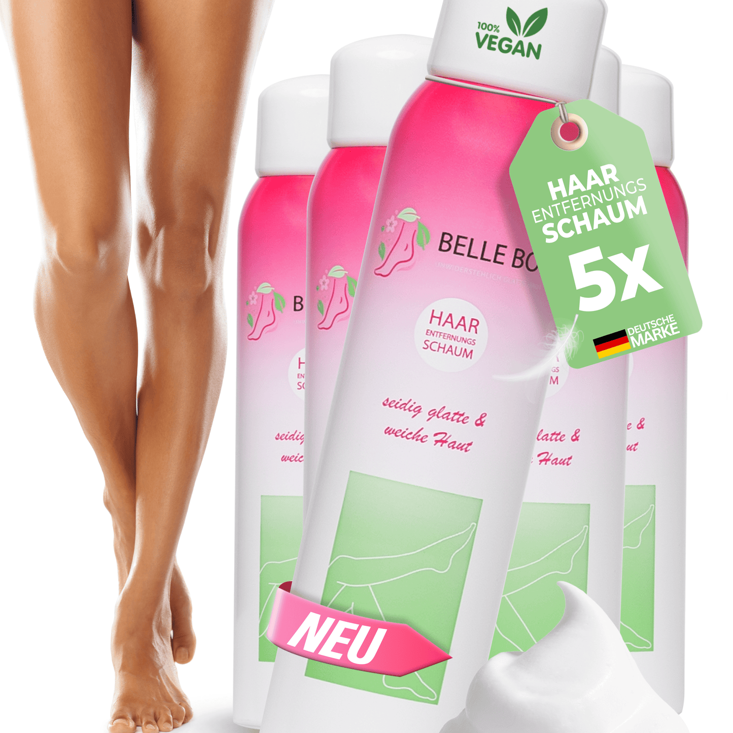 Belle Body Intimate Hair Removal Foam