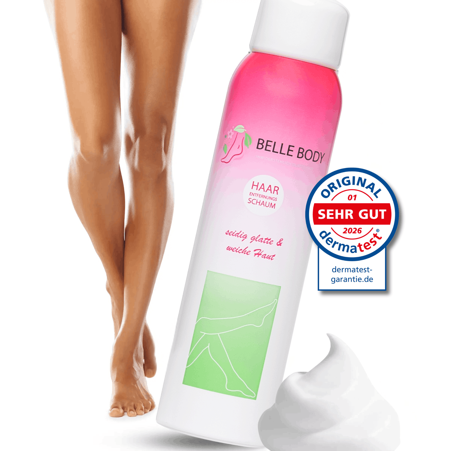 Belle Body hair removal foam