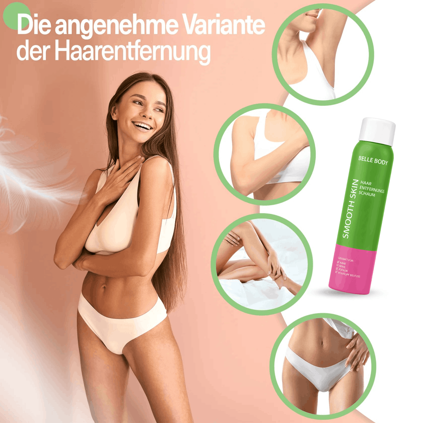 3x Belle Body hair removal