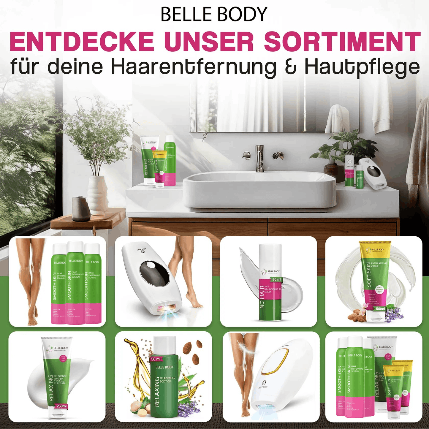 3x Belle Body hair removal